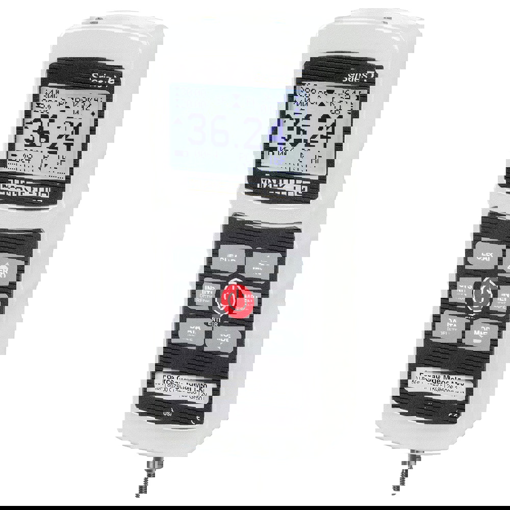 Digital Force Gage: 50 lb Capacity, 0.01 lb Resolution